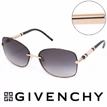 GIVENCHY 法國魅力紀梵希都會玩酷經典造型太陽眼鏡(金) GISGV4200300