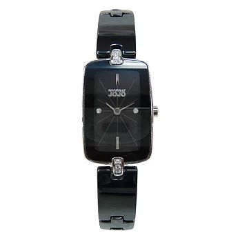 NATURALLY JOJO 甜蜜時光情定今昔個性陶瓷女性腕錶-黑-JO96795-88F