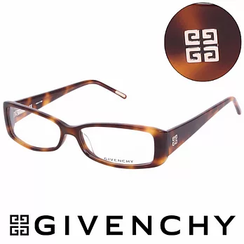 GIVENCHY 法國魅力紀梵希經典LOGO都會時尚光學眼鏡(玳瑁) GIVGV74109AJ