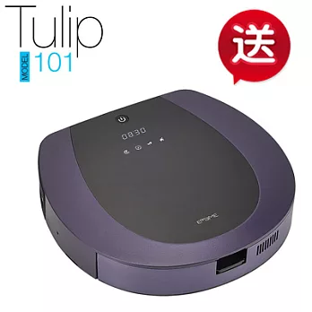 【EMEME】第二代強吸力智慧型全功能四合一掃地機器人吸塵器 Tulip 101紫色