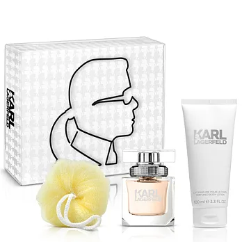 Karl Lagerfeld卡爾‧拉格斐 卡爾同名時尚女性淡香精禮盒