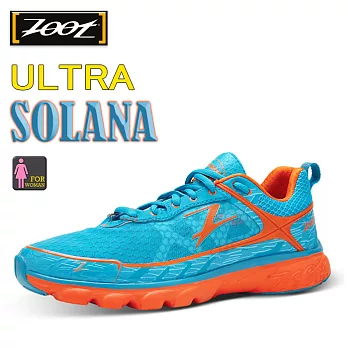ZOOT SOLANA 頂級極致專業跑鞋 水藍/酷橘 (女)6.5水藍酷橘