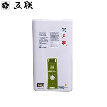 五聯ASE-6202屋外自然排氣熱水器12L(桶裝瓦斯)