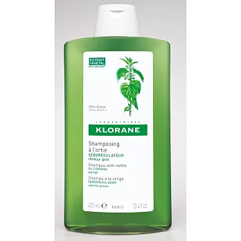 【UH】KLORANE 蔻蘿蘭 - 控油洗髮精400ml(油性髮質專用)
