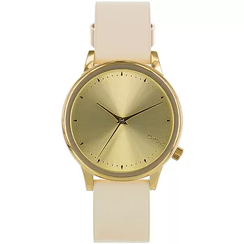 KOMONO Estelle Pastel 經典粉彩仕女錶-36mm無奶油黃