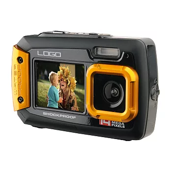 傳揚 雙螢幕防水相機 (SVP AQUA8800) - 三色黃色