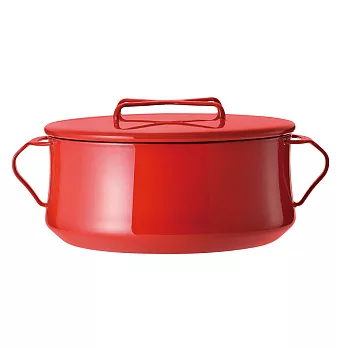《DANSK》琺瑯雙耳燉煮鍋‧23cm紅色
