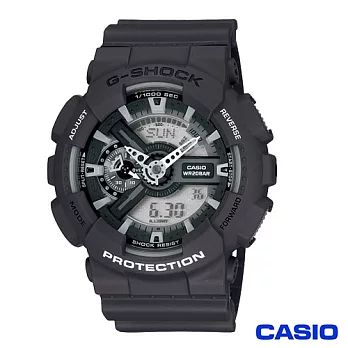 CASIO卡西歐G-SHOCK重型戰艦雙顯運動錶 GA-110C-1A