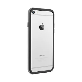 Ozaki O!coat Shock band iPhone 6 4.7吋耐衝擊保護邊框-黑/灰色