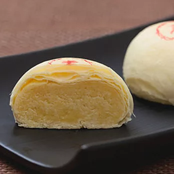 千家軒 經典手工綠豆椪6入(奶油綠豆沙/素食) 組