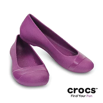 Crocs - 女性 - 吉安娜平底鞋 -35亮紫色