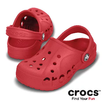 Crocs - 童 - 小貝雅 -33.5椒紅色