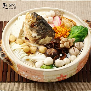 蘋果日報得獎年菜《正一排骨》 年年旺砂鍋魚頭(2500g) 即食年菜推薦