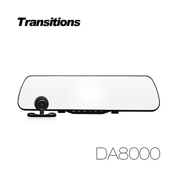 全視線 DA8000 1080P 雙鏡頭後視鏡行車記錄器(送16G TF卡)