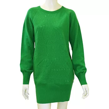 【UH】mia mia -寬版壓紋長版上衣36 - 綠色