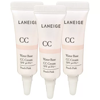 LANEIGE蘭芝 牛奶光潤色CC霜SPF36PA++(5ml)*3