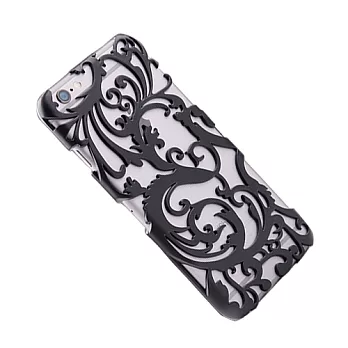 ion - Nouveau Art鏤空花紋保護殼 iPhone6專用黑