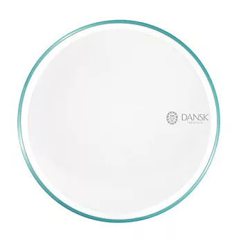 《DANSK》琺瑯材質餐盤‧21cm藍綠色