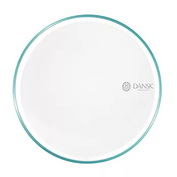 《DANSK》琺瑯材質餐盤‧28cm藍綠色