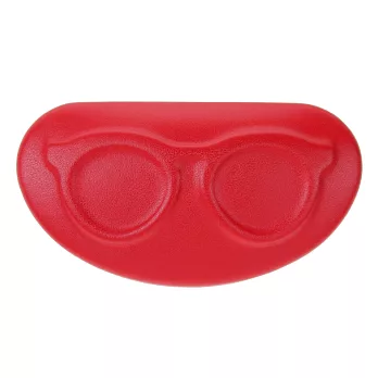 ARTEX life 皮革收納小盒 眼鏡造型 紅