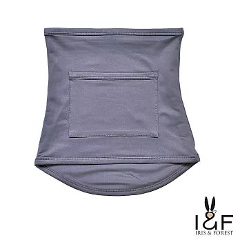 【INF】雙層修身保暖口袋肚圍14550S灰藍