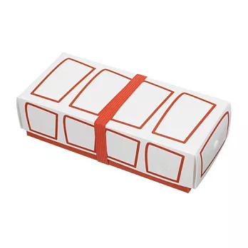 《環保便利》折疊式便當盒‧大尺寸紅色格子