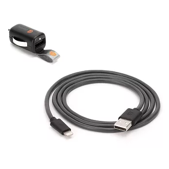 Griffin PowerJolt Lightning 2.4A USB車用充電器(附Lightning線)