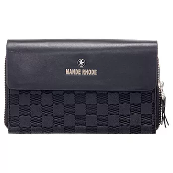 曼德羅德 格紋手拿包-3001