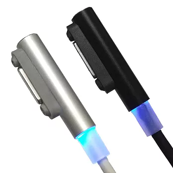 SONY Z1 Z2 Z3 ZU LED 魔幻磁力強化磁吸充電線_銀