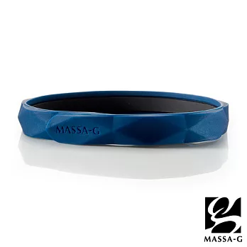 MASSA-G【Argyle炫彩之環-深藍】鍺鈦手環