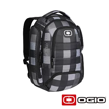 OGIO Metro II 17 吋都會電腦後背包 (藍灰格紋)