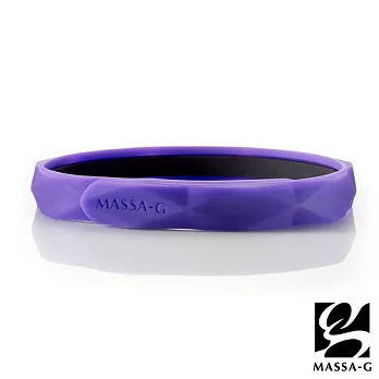 MASSA-G【Argyle炫彩之環-炫紫】鍺鈦手環