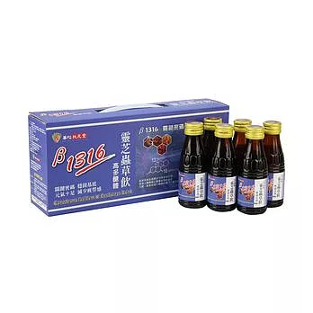 【華陀扶元堂】β1316靈芝蟲草飲(6瓶/盒)