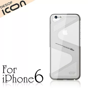 DESOF iCON Zorro iPhone6 4.7吋 Z裸保護殼(鈦銀)