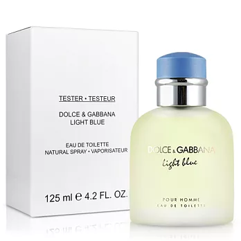 D&G Light Blue淺藍男性淡香水-Tester(125ml)