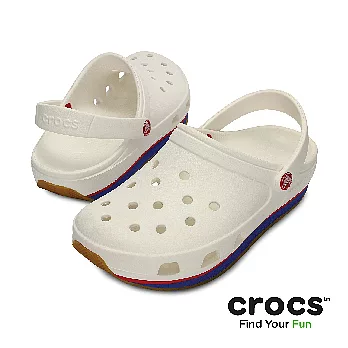 Crocs - 中性 - 復刻克駱格 -43白/紅色