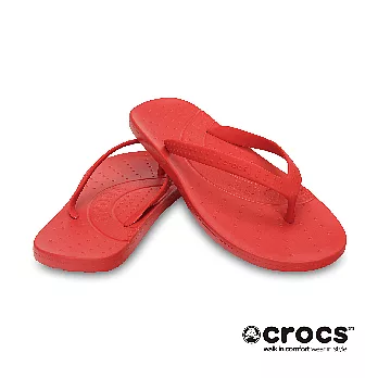 Crocs - 中性 - 彩威夷人字拖 -36紅色