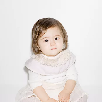 MARLMARL-日本有機棉圍兜 (流蘇粉)