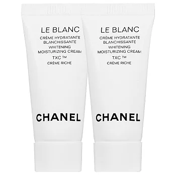 CHANEL 香奈兒 珍珠光感TXC美 白保濕乳霜(豐潤版)(5ml)*2