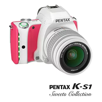 PENTAX K-S1+DAL18-55 糖果色甜心限定版【公司貨】草莓紅