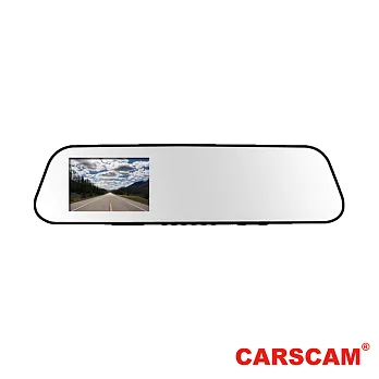 CARSCAM 行車王RS033 WDR超薄後視鏡行車紀錄器