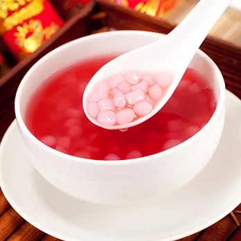 冬至湯圓 樂活e棧蔬食達人-洛神花蒟蒻小湯圓(128g/包,共15包)