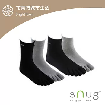 snug腳臭剋星 - 斯傑利高科技除臭纖維【五指襪2雙】(不分男女) - 共有4色可選深藍色 25-27