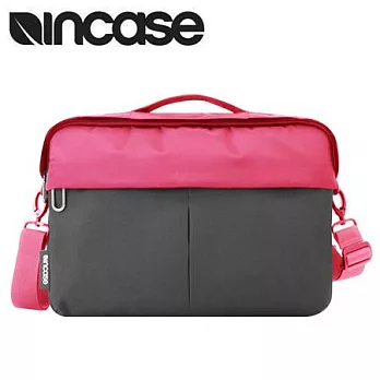 【Incase】Campus Collection 校園系列 13吋 Campus Brief 校園手提肩背筆電包 (桃/灰)