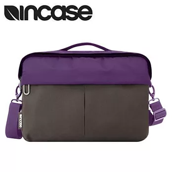 【Incase】Campus Collection 校園系列 13吋 Campus Brief 校園手提肩背筆電包 (紫/灰褐)