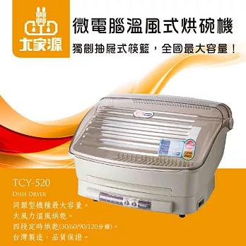 大家源-微電腦溫風式烘碗機(TCY-520)