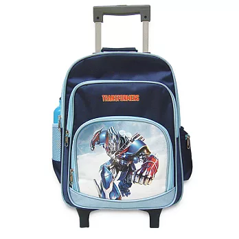 【變形金剛】輕巧安全鋁合金拉桿書包(深藍色)