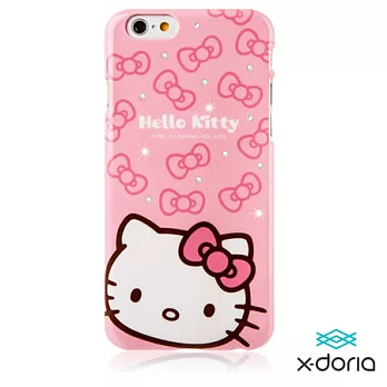 【X-doria】 Hello Kitty iPhone6 Plus (5.5吋) 保護殼- 炫璨系列粉紅