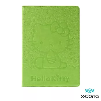 X-doria iPad Air2 HelloKitty flower花季凱蒂系列皮套綠