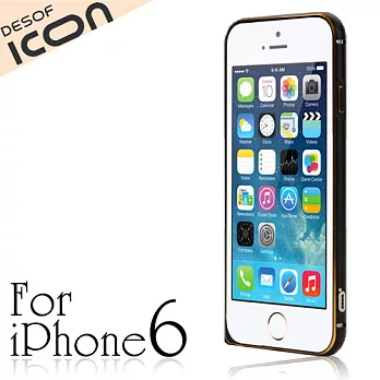 DESOF iCON No.6 iPhone6 4.7吋鋁合金金屬邊框(紳士黑)